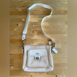 Coach White Crossbody Bag